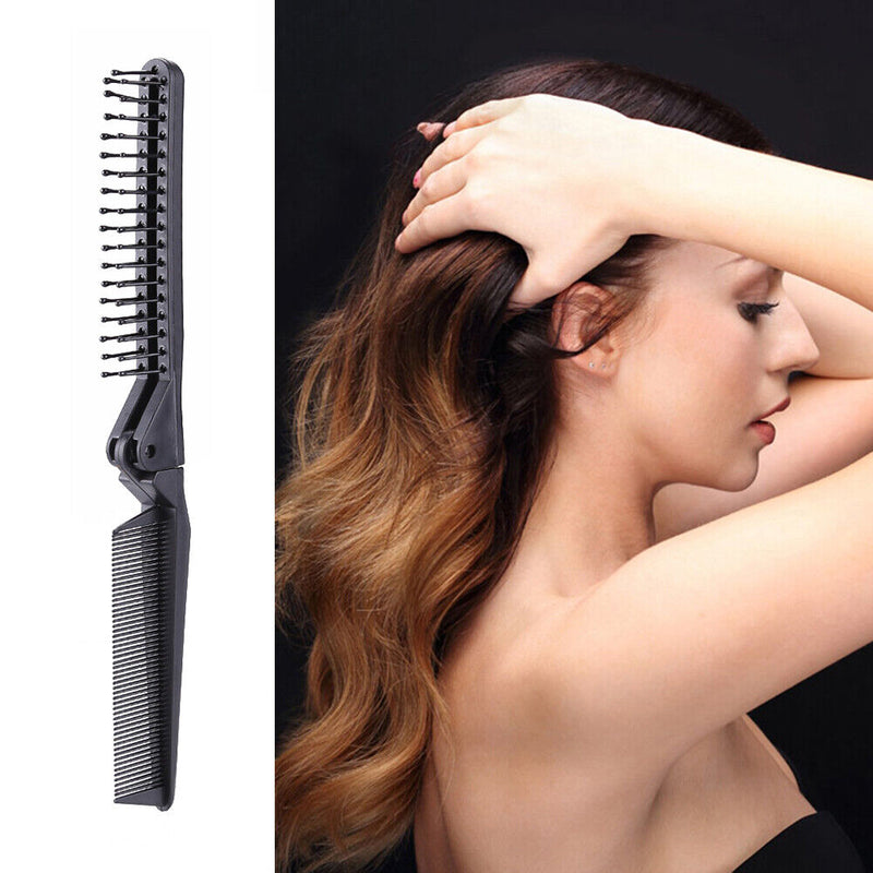 Anti Static Comb Plastic Foldable Moustache Beard Pocket Toothed Massage Brus