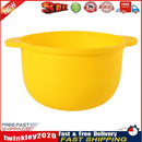 400ml Silicone Wax Warmer Bowls Hair Remove Waxing Melting Pot (Yellow) Newly