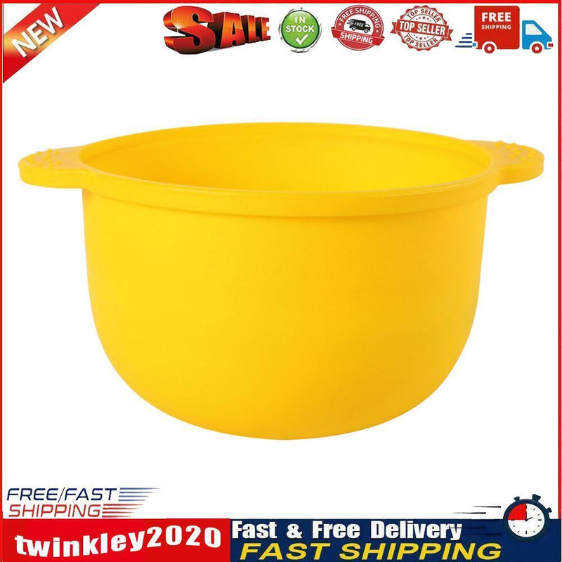 400ml Silicone Wax Warmer Bowls Hair Remove Waxing Melting Pot (Yellow) Newly