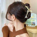 1xClaw Hair Clip For Women Thick Thin Hair Crab Accessory Metal Jaw Large E6B4