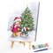 Christmas Girl Oil Paint By Numbers Kits Canvas Drawing DIY Coloring Picture Art