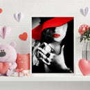 Beautiful Girl Frameless DIY Oil Paint by Numbers Kit Picture Coloring Art