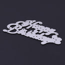 Birthday Writing Pattern Decor DIY Machining Die Carbon Steel Stencil