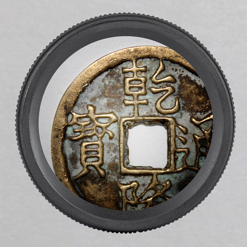 30X Magnifying Glass Optical Lens Magnifier Coin Watch Repair Loupe (Black)