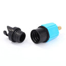 Air Valve Adapter Kayak Rowing Boat Pumps Adaptor for SUP Board (Blue) Newly