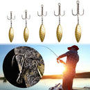 Sharp Turn Ring Sequins Fishing Hook with Sequin Carbon Steel Jigging Bait