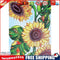 5D DIY Special Shaped Diamond Painting Cross Stitch Kit (D1022 Sunflower)