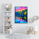 5D Diamond Painting Kit Landscape Landscape Full Round Diamond Mosaic