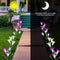 LED Solar Power Lily Flower Light Stake Lamp Garden Path Decoration/