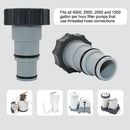 For Intex ARU Threaded Connection Pumps Plastic Hose Adapter with Collar Newly
