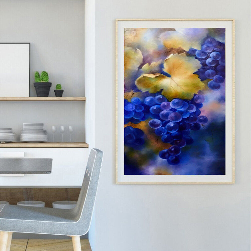 Abstract Grape Oil Paint By Numbers DIY Acrylic Painting Gift Wall Pictures Kit