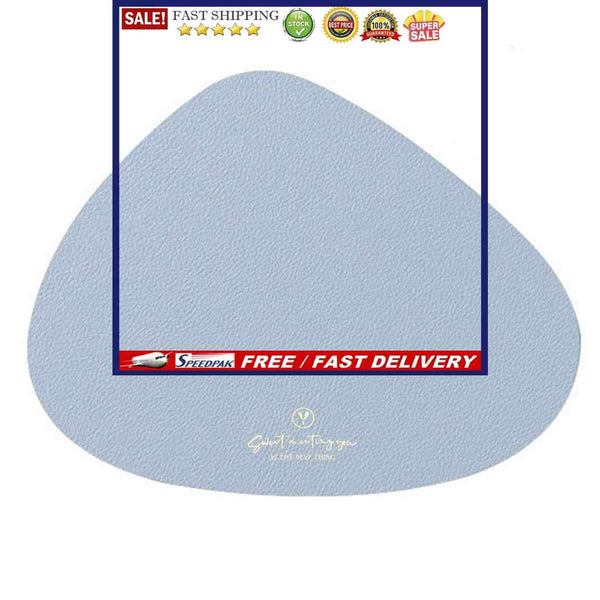 Leather Placemats Coasters, Non Slip Waterproof Heat-Resistant Place Mat Coas