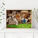 DIY Acrylic Digital Dogs Cartoon Hand Painted Artwork Painting By Numbers Kit