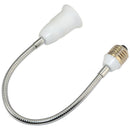 10pc E27 LED Light Bulb Lamp Holder Flexible Extension Adapter Socket(60cm)