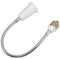 10pc E27 LED Light Bulb Lamp Holder Flexible Extension Adapter Socket(60cm)