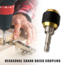 1/4 inch Connecting Rod Drill Bit Adapter Hexagonal Shank Quick Coupling Newly