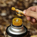 Outdoor Camping Aluminum Alloy Stove Adapter Portable Furnace Connector Newly