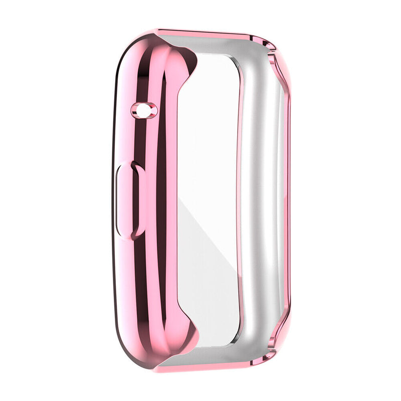 TPU Protector Case Anti Scratches Full Cover for Huawei Watch Fit (Pink) Newly