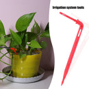 50pcs Watering Device Drip Head Bend Arrow Dripper Save Water for Greenhouse