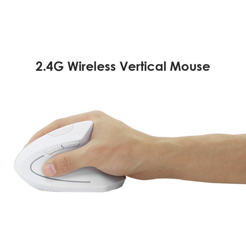 Wireless Vertical Mouse 2.4GHz Ergonomic Optical Mice for Computer Accessories