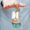 4pcs DIY Full Drill Special Shaped Diamond Painting Women Bag Cupcake Keychain