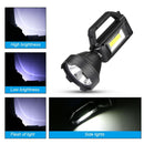 Fishing Flashlight Camping Solar LED Searchlight Fishing Light USB Rechargeable