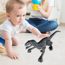 RC Simulation Dinosaur Toys with Lights Walking Roaring Dinosaur (Grey) Newly