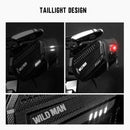 WILD MAN Bicycle Reflective Saddle Rear Bags MTB Bike Under Seat Tail Tool Bag