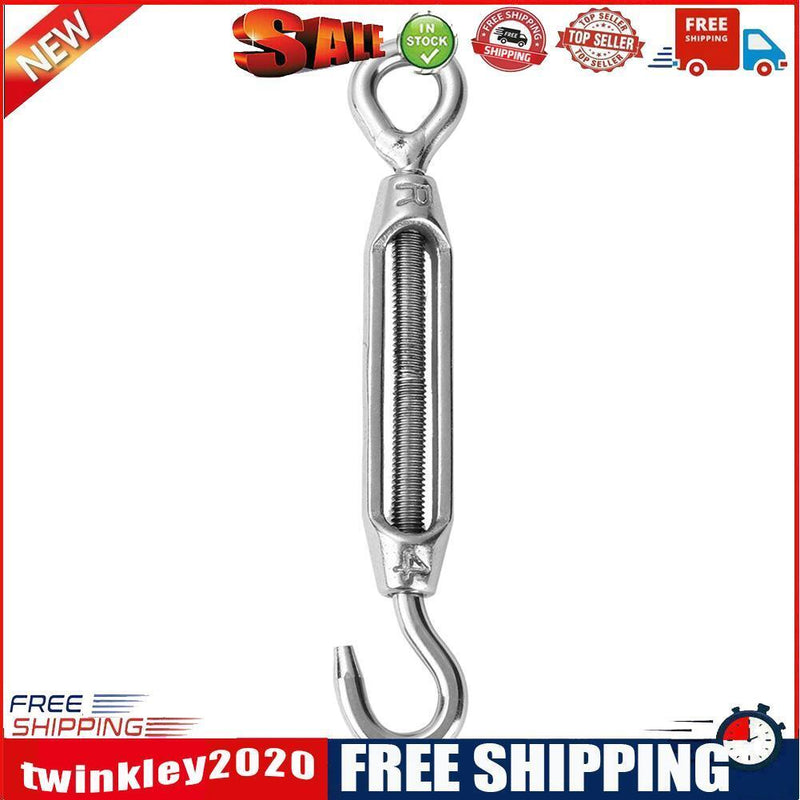 Stainless Steel Turn Buckle Wire Rope Tensioner Hardware Accessories (M4)