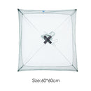 JUNERAIN Portable Folding Place Fishing Net Fish Crab Shrimp Cage Trap (60x