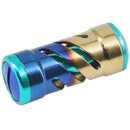 #A Titanium Alloy Grip Anti Slip Baitcasting Spinning Reel Handle Knobs Covers