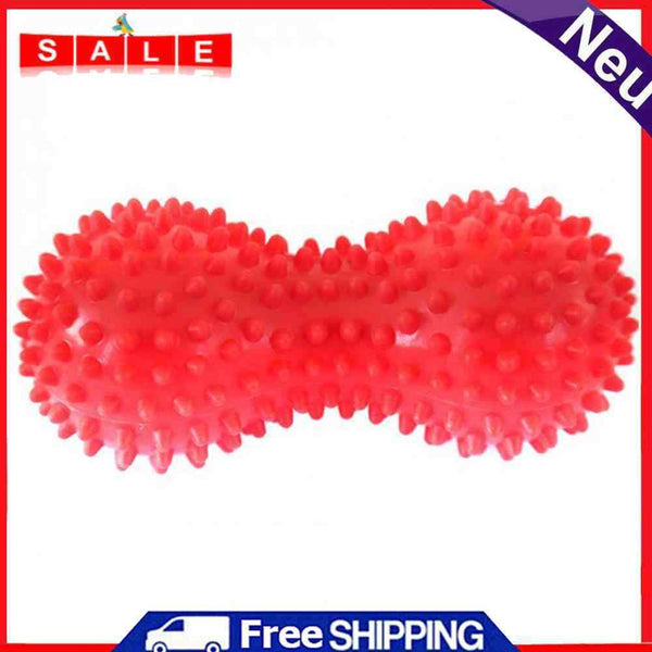 PVC Peanut Shape Spiky Massager Ball Therapy Stress Relief Body Relex Massager