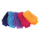 Double-faced Actinozoan Car Cleaning Glove for Chenille (Random Color)
