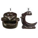 Chinese Style Buddhist Backflow Censer Fragrance Lamp Incense Burner Ceramic