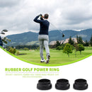 3pcs Synthetic Rubber Golf Power Rings Prevent Slipping Golf Club Accessori