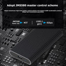 Blueendless M3T USB 3.1 to MSATA SSD Box Type-C Adapter Solid State Drive Case