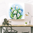 5D DIY Diamond Painting Calla Flower Embroidery Full Drill Cross Stitch Mosaic