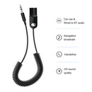 AUX Bluetooth-compatible 5.0 Audio Receiver Handsfree Music Adapter for Car