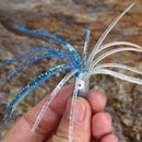 20pcs 4.5in Hoochie Squid Skirt Octopus Saltwater Fishing Lure Mix Color 8