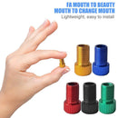 MTB Bike Valve Converter Bicycle Presta to Schrader Valve Adapter (Red)