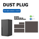 12pcs Game Console Dust Cover Dustproof Suit for Xbox Series X Dust Plug Net Kit