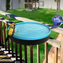 Heated Birdbath Bird Feeder Heater Outdoor Winter Hummingbirds Heating Bath~