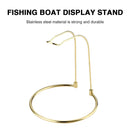 Removable Fishing Wheel Rack Stainless Steel Spinning Reel Display Stand Holder