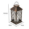 Waterproof LED Solar Powered Hanging Candles Lantern Lights Garden Outdoor Lamps