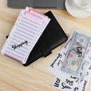 Bill Planner PU Leather Labels A6 Binder Cover Cash Budget Binder Pockets