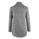 Women Autumn Winter Clothes Warm Fleece Jacket Slant Zipper Collared Coats