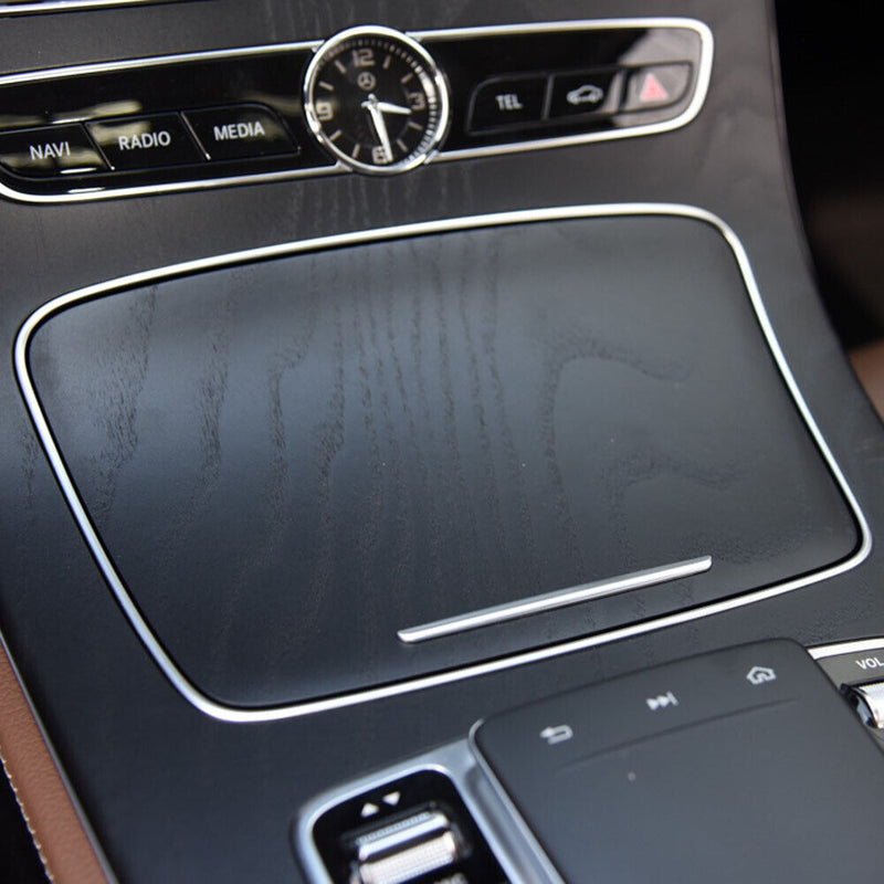 Ashtray Cup Holder Strip Trim Chrome for Mercedes Benz E Class W213 15-20 Newly