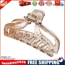 Fashion Women Clear Hollow Hair Clamps Ponytail Claw Hair Accessories (11)