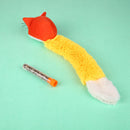 Colorful Plush False Mouse Toys Pet Cat Playing Toys With Mint Tube(Orange)