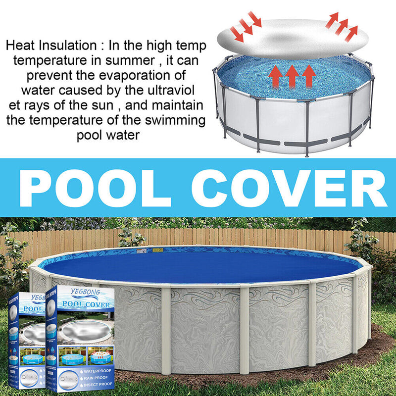 Swimming Pool Covers Summer Heat Insulation Film Dust Blanket (10FT-300cm) Newly